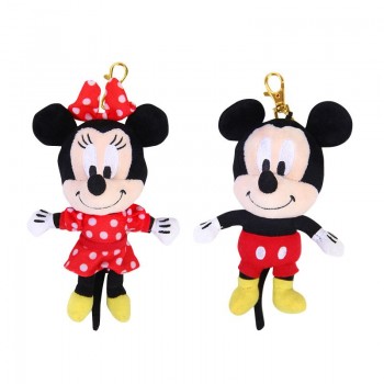 14cm PP Cotton mini Mickey Mouse Minnie Plush Toys Cute Stuffed Toys Cartoon Figure Kids Children Gift Plush Keychains