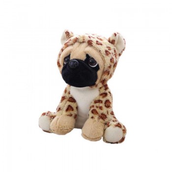 Shaping Shar Pei Plush Toy Cute Dog With Hat Clothes Dog Simulation Pug Dog Stuffed Doll Plush Toy