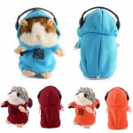 Cartoon Plush Recording Hamster Toy Talking Doll Dj Modeling With Headset