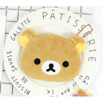 1 Pcs HOT Cartoon Kawaii Rilakkuma Coin Purse Unisex Wallet Multi-functional Kawaii Bag Anime Plush Toys