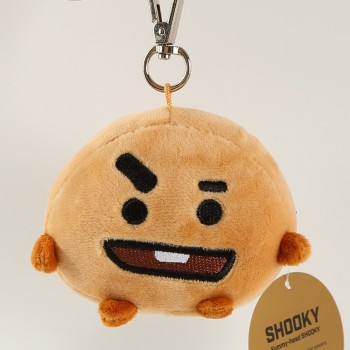 Mini Cartoon Anime BTS Plush Keychains Bag Xmas Pendants Gift Bangtan Boys Sheep Dog Animals Soft Stuffed Bags Decoration Toy