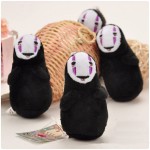 Plush Spirited Away Super Kawaii Soft Stuffed Doll No Face Man Faceless Hug Plush Phone Bag Keychain Pendant Figure Doll 10cm