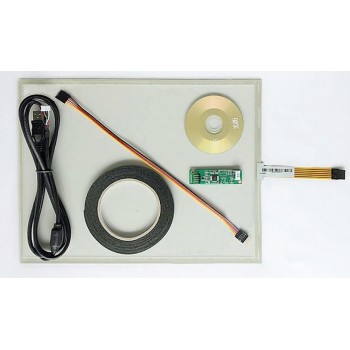17 inch 5-wire resistive touch screen Five-line industrial computer cash register ordering machine LCD touch screen set