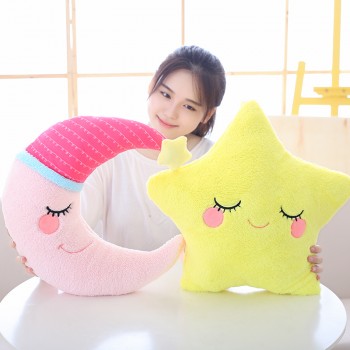 1pc Kawaii Sky Series Plush Toys Stuffed Soft Pillow Water Moon Star Cloud Plush Pillow Cushion Decoration Gifts For Kids Girls