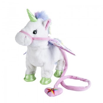 Unicorn Electronic Plush Toys Cute Fly Horse Can Walking And Singing Toys For Children Funny Doll Kids Birthday Xmas Gift