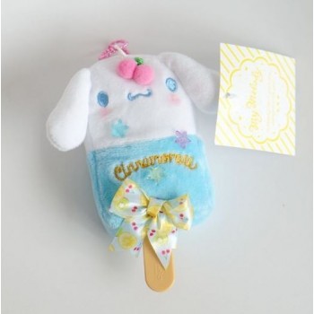 1 Pc Cartoon My melody Pudding Cinnamoroll Dog Plush Keychains Ice Cream Plush Toy Pendant Soft Stuffed Animals doll Kids Girls