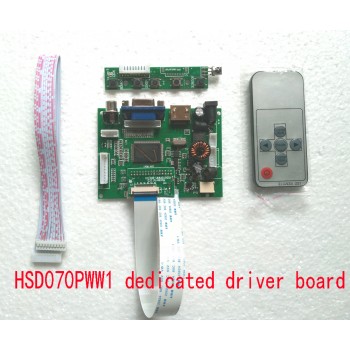 7inch HSD070PWW1 Dedicated/Special Driver board  1280*800 Reversal priority