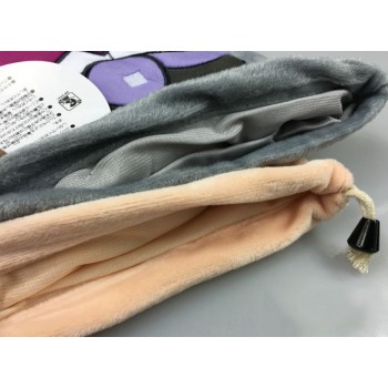 1 Pc Cute Anime Anpanman Drawstring Bag Bread Superman Bacteria Baikinman Plush Coin Bag Plush Purse for Girls Gift