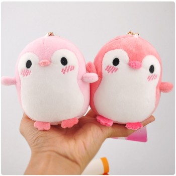 Anime Love In Ice Island Plush Keychain Cartoon Soft Kawaii Penguin Bear Nano Foam Mini Dresser Ornaments Stuffed Pendant Doll