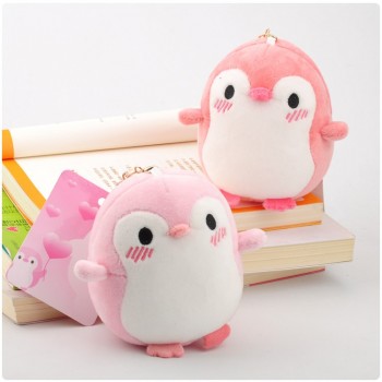 Anime Love In Ice Island Plush Keychain Cartoon Soft Kawaii Penguin Bear Nano Foam Mini Dresser Ornaments Stuffed Pendant Doll