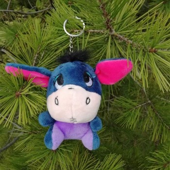 Hot sale Cartoon stitch plush keychain toys stuff animals small pendant DIY creative gifts Valentines day birthday gifts