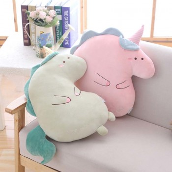 1pc 50x35cm 3 Patterns Lovely cartoon Unicorn pillows Plush Unicornio brinquedos for kids Xmas present Home decoration cushions