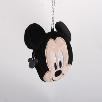 Minni Mickey Mouse plush purses cartoon toys PP cotton plush toy wristlet coin purse