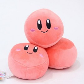 1 Pc Lovely 9cm Plush Stuffed toy Kirby PINK Plush Keychains Small Soft Dolls Pendant Key chain Mini Plush Toys