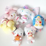 1 Pc Kawaii My Melody Pudding Dog Cinnamoroll Dog Hello Kitty Penguin Plush Keychains Bag Pendant Keyring Stuffed Plush toys