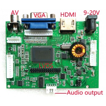 LCD driver board Supports reversing priority Wide Voltage Range Operation Supports  LVDS LCD Supports Amplifier output 2X1.5W