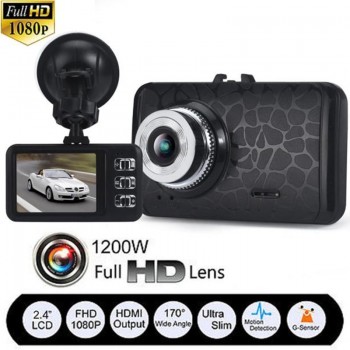 1PC 1080P HD CAR DVR G-sensor IR 2.4 LTPS Vehicle Video Camera Recorder Dash Cam