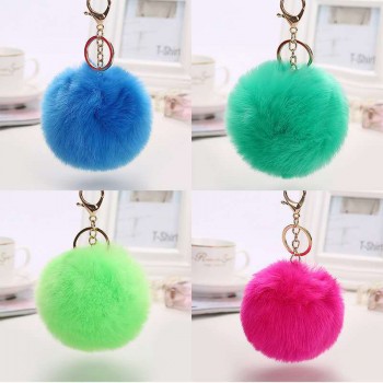wholesale low price 8CM Plush Keychains small pendant Women Car Bag Key Ring creative Valentines day birthday gifts
