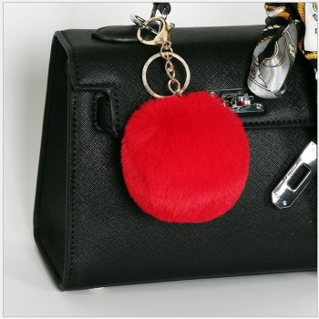 wholesale low price 8CM Plush Keychains small pendant Women Car Bag Key Ring creative Valentines day birthday gifts