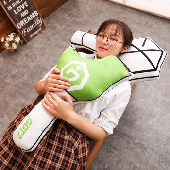 60cm Kawaii Plush Pillow Stuffed Toys BTS EXO WANNA ONE GOT7 Light Stick Shape Pillow Cushion Special Gifts For Fans