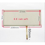 8.8 inch 9 inch   soft screen Resistive touch screen Car navigation handwriting external screen Touch screen 230*100