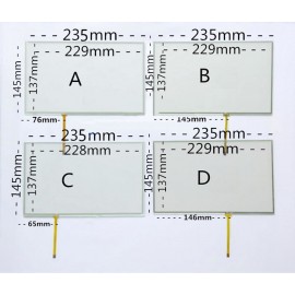 10.2 inch resistive touch screen Kunlun Tongtai TPC1061TI LCD industrial industrial touch screen 235*145MM