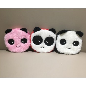 Kids Gift  Plush purse Coin Purse , New 10CM Panda Plush Pocket Coin Purse BAG IN 9Colors