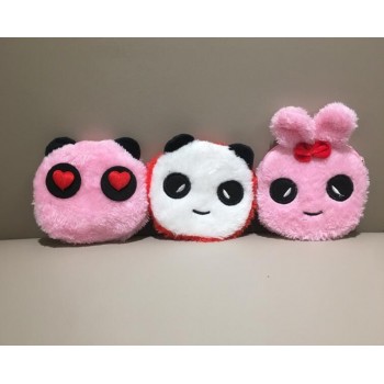 Kids Gift  Plush purse Coin Purse , New 10CM Panda Plush Pocket Coin Purse BAG IN 9Colors