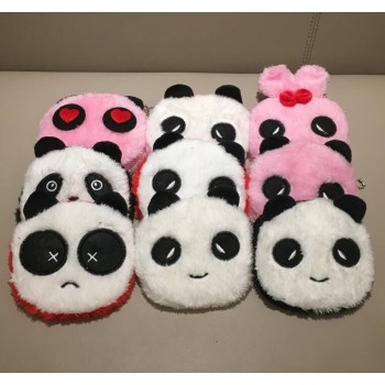 Kids Gift  Plush purse Coin Purse , New 10CM Panda Plush Pocket Coin Purse BAG IN 9Colors
