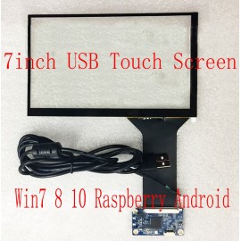 7 Inch  USB interface capacitive touch screen 16:9 TN92 TN94 special offer Support WIN7 WIN8 WIN10 Raspberry Pi Android LInux