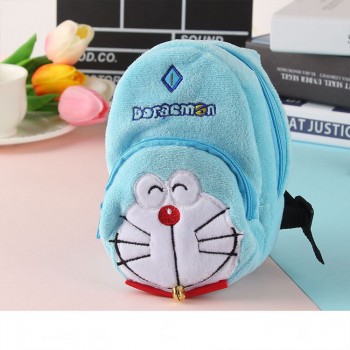 Kawaii Mini Plush Purse Bags Cartoon Totoro Cat Soft Plush Shoulder Bag Coin Key Bus Card Package For Kids Girls Gifts
