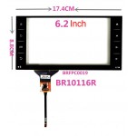 6.2inch I2C Interface Capacitive touch Screen For Car Navigation  174mm*88mm BR10116R BRFPC0019
