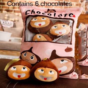 Cute Pig Pony Strawberry Chick Tomato Kitten Plush Toy Corner Bio Real Life Creative Snack Pillow Christmas Birthday Gift QB128