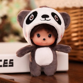 1pc 11cm 7 Patterns Cute boutique Percy keychains Plush stuffed toy pendants Bag decoration key ornaments Girl Christmas Present