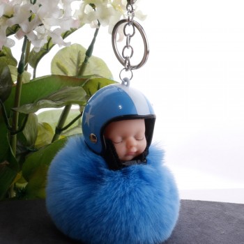 New Plush Sleeping Baby Doll Kawaii keychain Soft Touch BTS bt21 Cute Kids Key Holder Dolls fluffy Charm Baby Girls Women gift