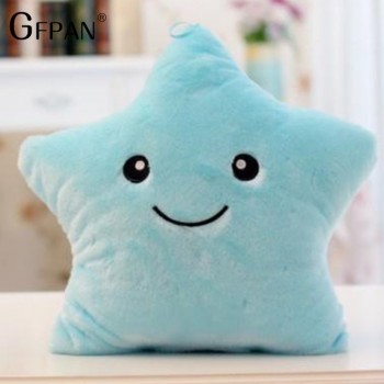 1pc 40CM Luminous Star Pillow Led Light Pillow Plush Pillow Hot Sale Toys Colorful Stars Kids Toys Birthday Gifts For Kids