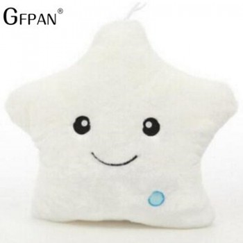 1pc 40CM Luminous Star Pillow Led Light Pillow Plush Pillow Hot Sale Toys Colorful Stars Kids Toys Birthday Gifts For Kids