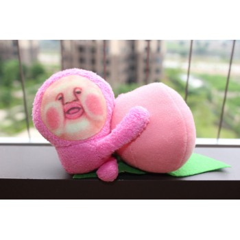 10cm Game Fairy Farm Printed Cartoon Plush Soft Stuffed Cute Kobito  Kakure Momojiri Peach Jun Mini Dukan Cobit Zukan Toys Doll