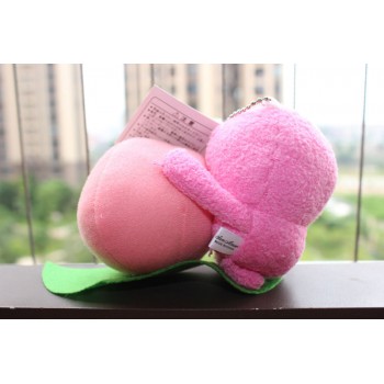 10cm Game Fairy Farm Printed Cartoon Plush Soft Stuffed Cute Kobito  Kakure Momojiri Peach Jun Mini Dukan Cobit Zukan Toys Doll