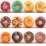 New 3D Donuts Pillow Food Shape Pillow Cushion For Leaning On Plush Toys Donuts Nap Mat Creative Toy Childrens toy