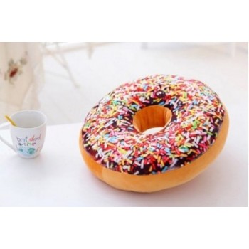New 3D Donuts Pillow Food Shape Pillow Cushion For Leaning On Plush Toys Donuts Nap Mat Creative Toy Childrens toy
