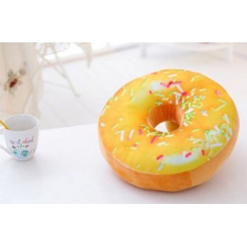 New 3D Donuts Pillow Food Shape Pillow Cushion For Leaning On Plush Toys Donuts Nap Mat Creative Toy Childrens toy