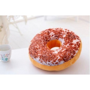 New 3D Donuts Pillow Food Shape Pillow Cushion For Leaning On Plush Toys Donuts Nap Mat Creative Toy Childrens toy