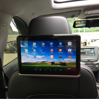 Android 6.01 Car Headrest Monitor 2PCS 1366*768 1080 HD  with Touch Screen WIFI Bluetooth USB SD Card Without DVD Player