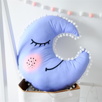 Lovely Sky Series Pillow Stuffed Moon, Star and Clouds Plush Toys Soft Cushion Nice Sofa Pillow Kawaii Christmas Gift for Girl