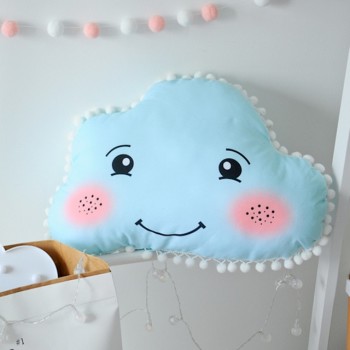 Lovely Sky Series Pillow Stuffed Moon, Star and Clouds Plush Toys Soft Cushion Nice Sofa Pillow Kawaii Christmas Gift for Girl