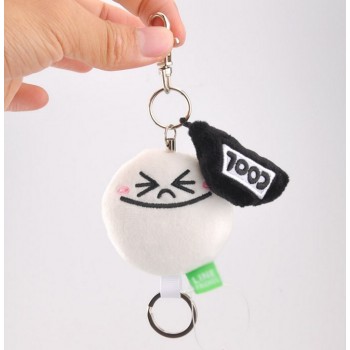 1 Pc Lovely Small Duck Bear Frogs Rabbit Plush Keychain Bag Pendant Keyring for Girls Gifts Plush Toys