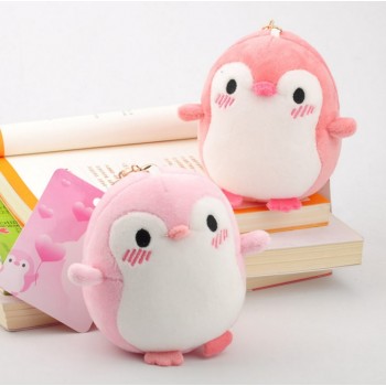 1 pc cute Anime Love In Ice Island Plush Keychain Cartoon Soft Penguin Bear Nano Foam Mini Pendant Doll plush keychain toys gift