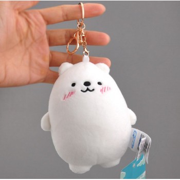 1 pc cute Anime Love In Ice Island Plush Keychain Cartoon Soft Penguin Bear Nano Foam Mini Pendant Doll plush keychain toys gift