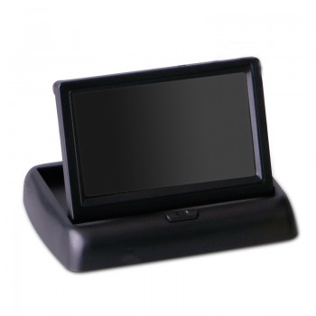 Portable 4.3 HD Foldable Car Digital LCD Color Display NTSC PAL LCD TFT Display Car Backup Rear View Camera Two Way AV Inputs
